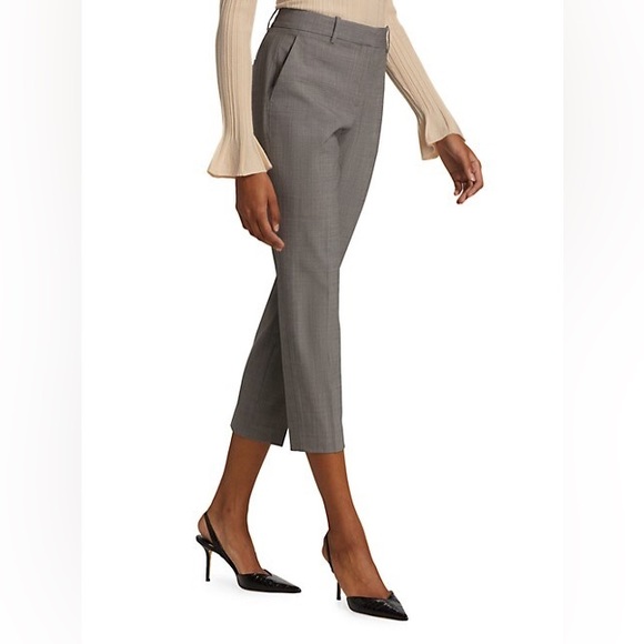 Theory Treeca 2 Geo Classic Cropped Trousers - Picture 9 of 10